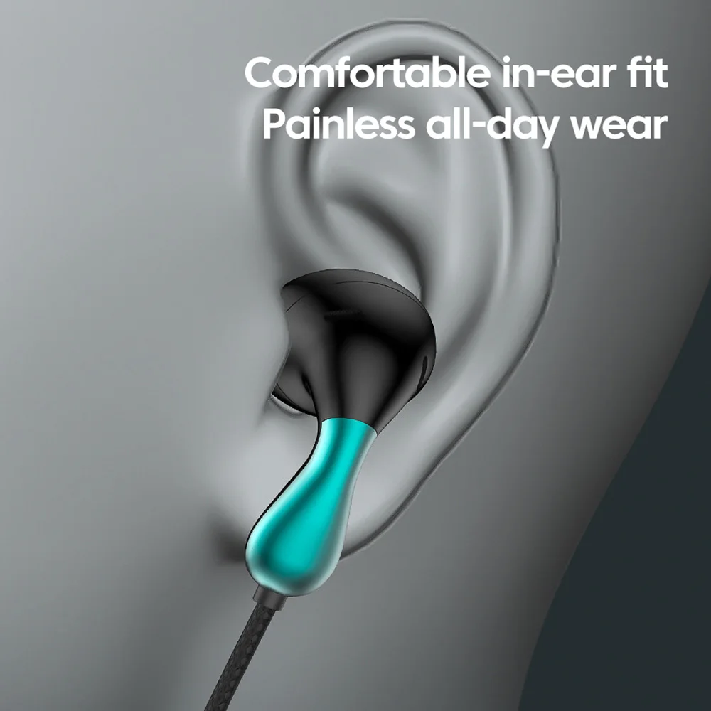 3.5MM Wired Earphones Type C In-Ear Headphones HiFi Handsfree Earbuds Noise Reduction Headset With Mic For Samsung Xiaomi Huawei 4