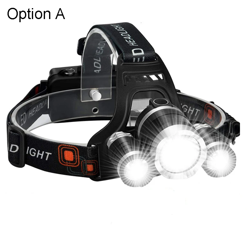 

LED Headlamp Ultra Bright USB Rechargeable Waterproof 4 Modes T6 LED Flashlight Head Light Camping Hunting Fishing Dropshipping