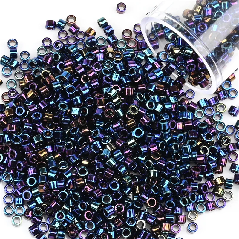 Elegant Metallic Seed Beads in Golden & Silver Tones - 1200pcs