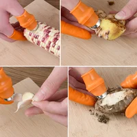 Silicone Finger Protector for Thumb Knife Gears - Cutting Vegetable, Harvesting, Pinching, Plant Blade - Scissors Gloves 2