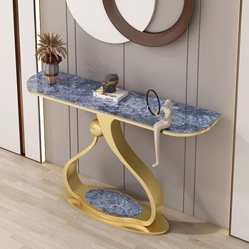 Consolle dal design moderno Consolle rustiche eleganti e minimaliste di lusso Consolle classiche alla moda Meuble Furniture Soggiorno