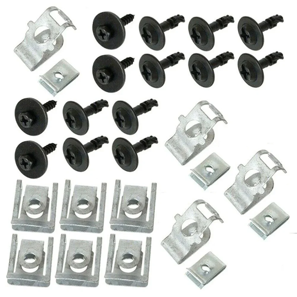 26Pcs Engine Under Cover Fixing Clips Screw Kit For Audi A4 B8 Avant 2008-2017 A5 Q5