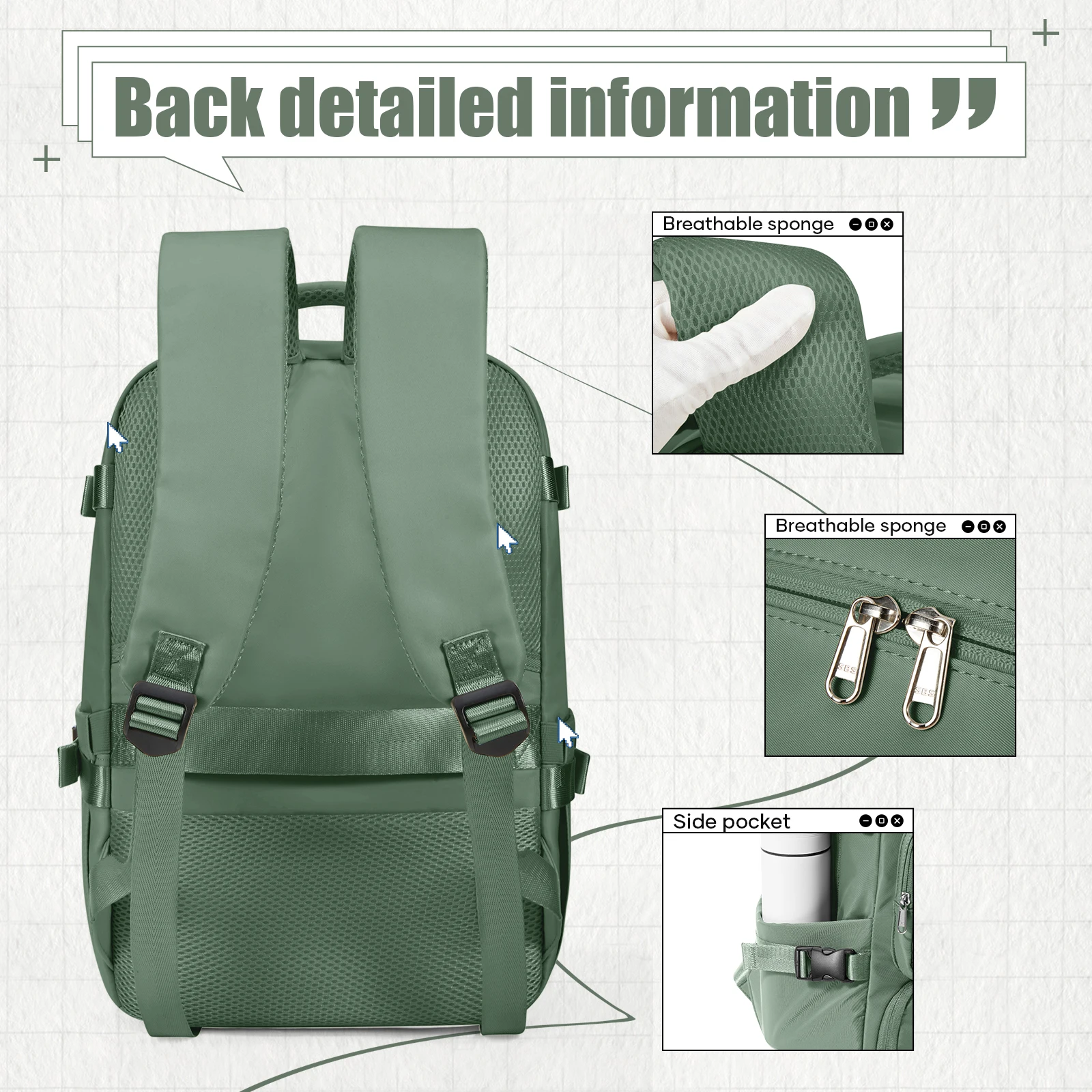 Ryanair Backpack 40x20x25 carry on Luggage Laptop Bag Anti-Theft Men Women's Bag for Sports Trekking Travel Backpack Cabin Bag