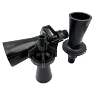 Пластиковая смесительная насадка Venturi Eductor из полипропилена, насадка для очистки, промышленный резервуар для жидкости — изображение 2