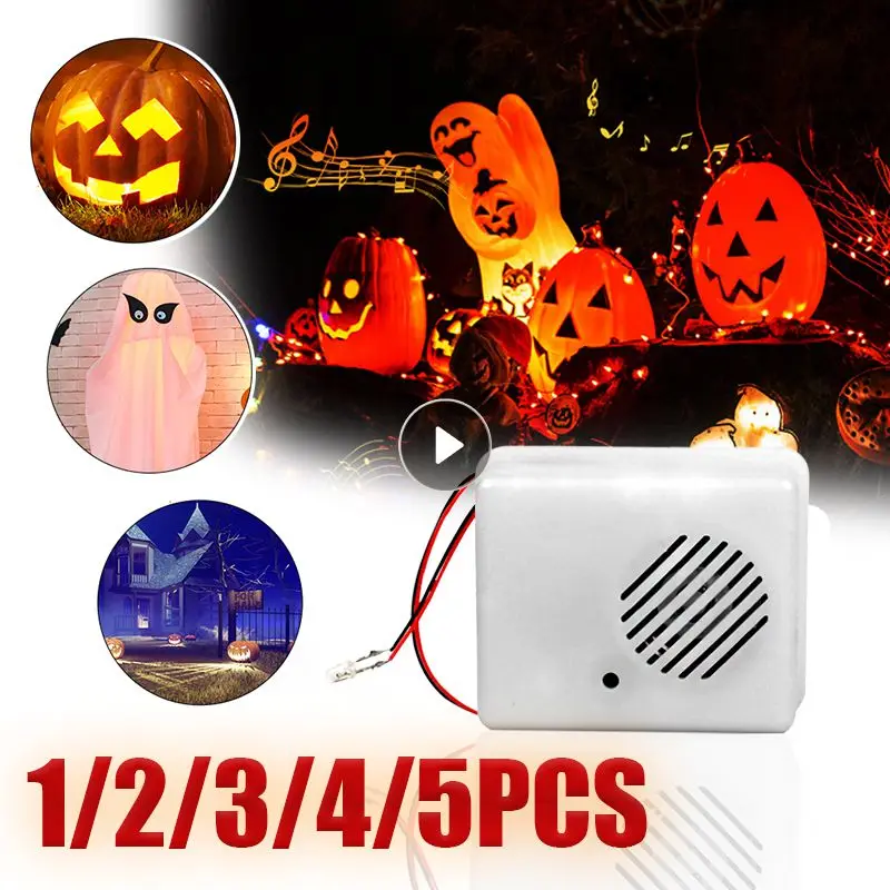Sensore Sonoro Di Halloween Oggetti Di Scena Spaventosi Attivati Dalla Voce Decorazione Di Halloween Sensore Sonoro Altoparlante Da Urlo Puntelli Horr