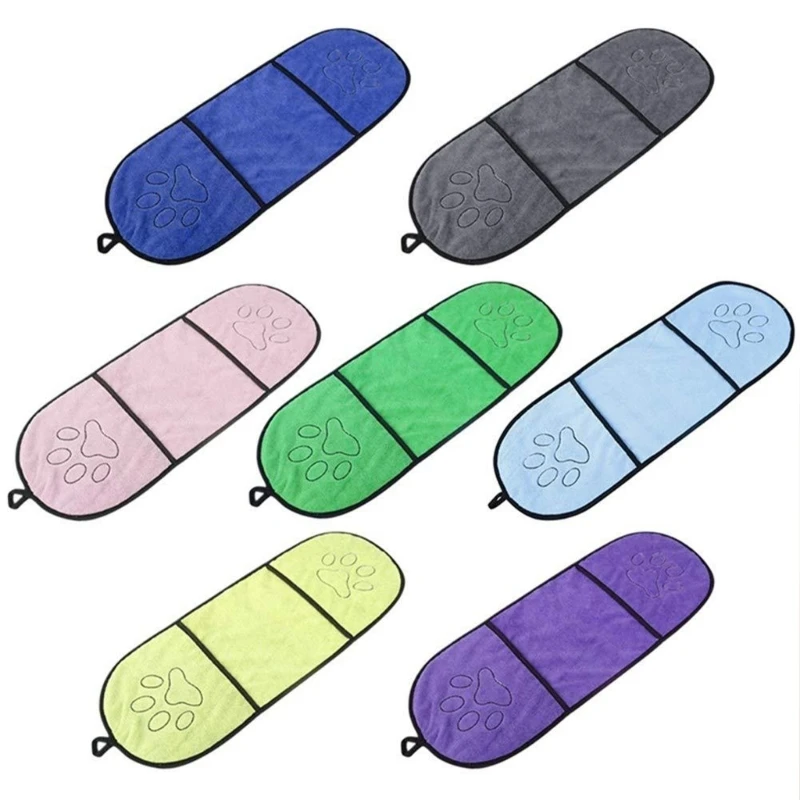 

Soft Dogs Microfiber Bath Towel for Small Dog Quick-Drying Water Absorption Cat Hair Towel Dog Accessories new