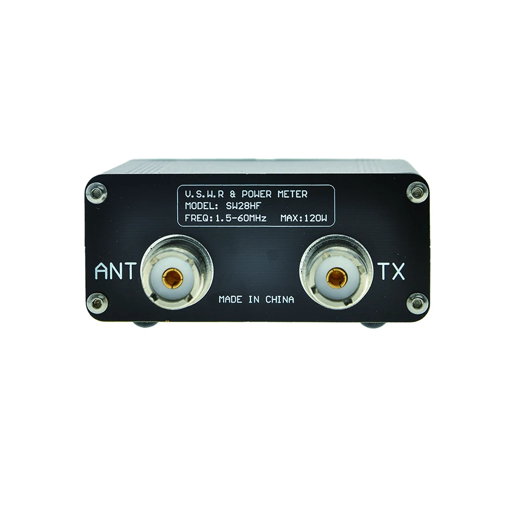 Surecom SW-28HF 1.8-60MHz 120W Highly Accurate RF Meter Mini VSWR Power Meter For Measuring Forward Power Reflected Power VSWR
