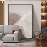 ภาพวาดสีน้ำมันสไตล์นอร์ดิกบนผ้าใบ, ภาพศิลปะตกแต่งผนังลายวิวทะเลแบบนามธรรม, โปสเตอร์ตกแต่งบ้านสำหรับห้องนั่งเล่น สำนักงาน และบ้าน 2