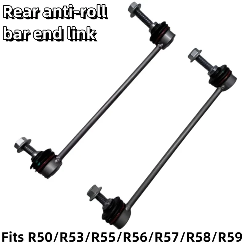 

2 PCS Car Rear Suspension Sway Bar End Link Black Metal For BMW Mini Cooper R50 R53 R56 R58 07-14 33506772789