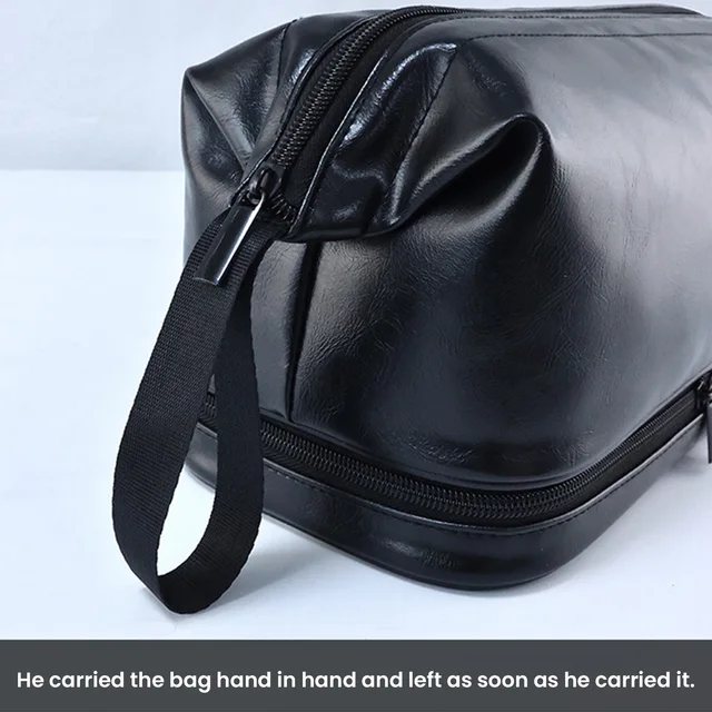 Bolsa de Higiene Pessoal Espaçosa e Impermeável