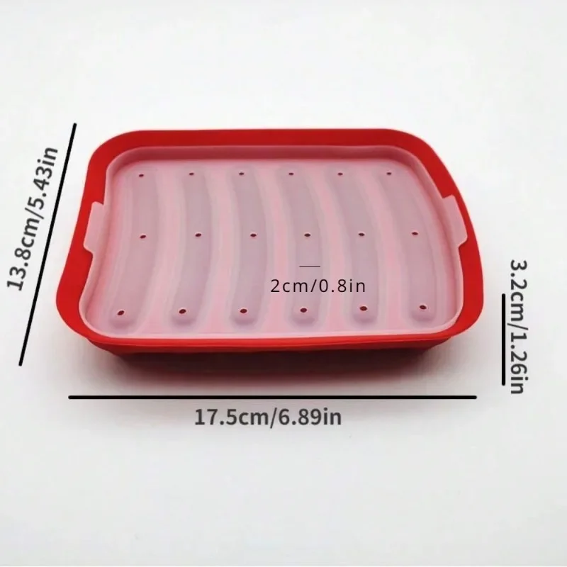 Premium Silicone Sausage Mold Set; DIY Homemade Hot Dog Burger Molds Non-Stick Oven Reusable Baking Accessories for Cakes Pies