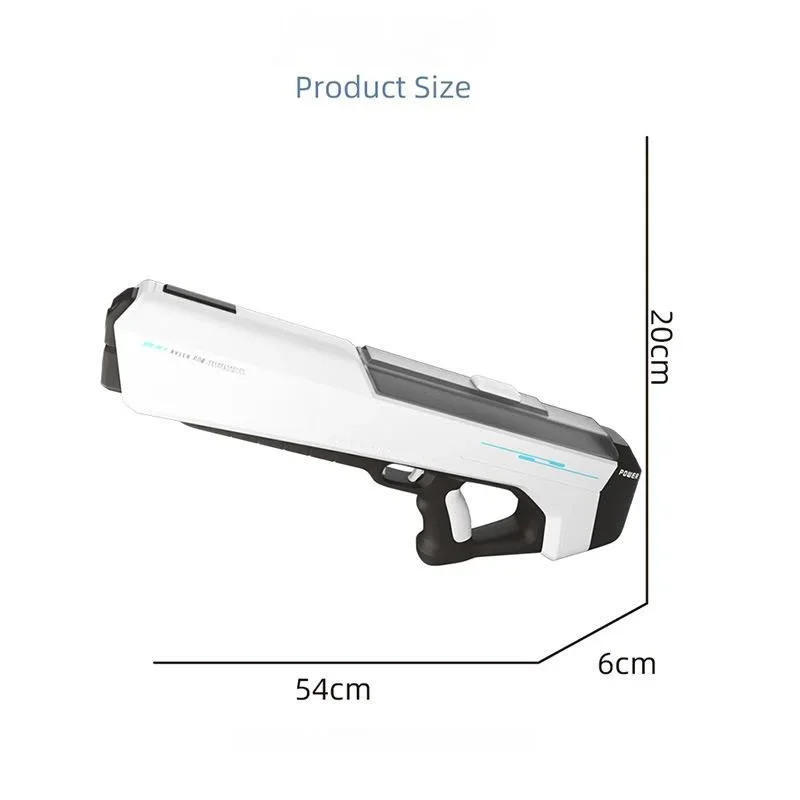 Adult/Children Electric Water Gun Toy Powerful Automatic High Pressure Burst Play Summer Outdoor Swimming Pool Children Gift 6