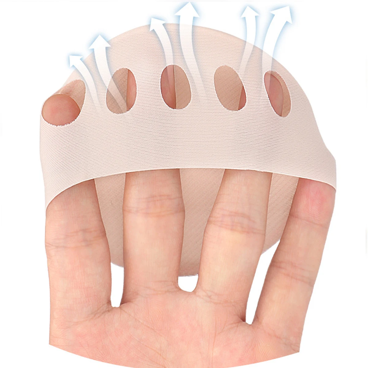 1 pairs Five Toes Forefoot Pads for Women High Heels Halfinsoles calluses Corns Foot care Absorbs Shock socks Toe Pad Inserts toe pads