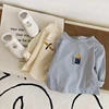 Fashion Boutique Children's Wear Tops Long Sleeve Tees Printed Baby Boys O-neck Pullover Blouse Kids Clothing Autumn Base Shirt 1