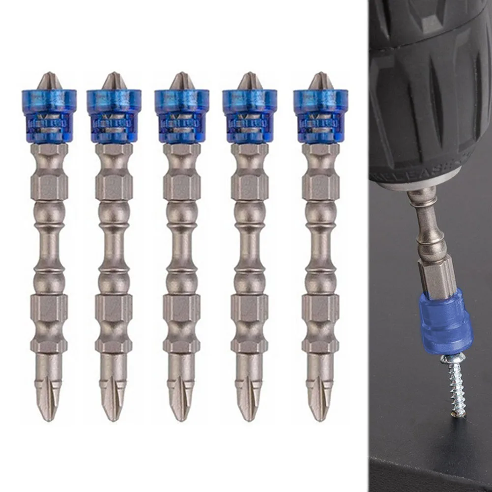 

5pcs Double Head Screwdriver Bits Magnetic Drill Bit PH2 Cross Screwdriver 65mm Alloy Steel Electric Driver Hand Tools