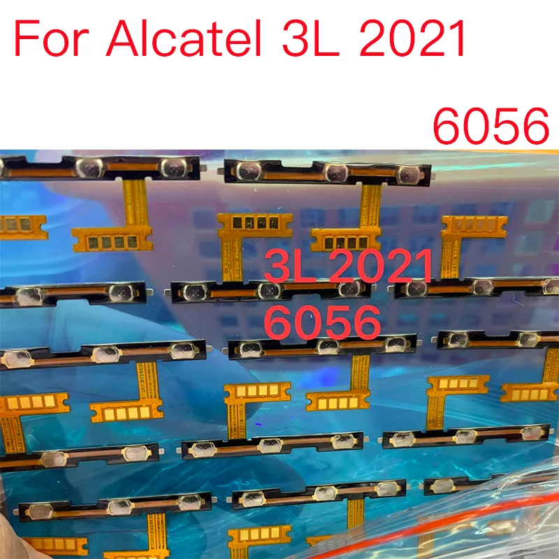 10 шт. Новинка для Alcatel 3L 2021 6056 кнопка регулировки громкости гибкий кабель боковой
