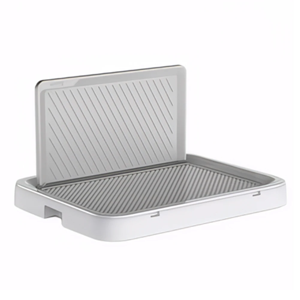 Dog Potty Tray with Pee Wall Portable Dog Potty Anti-Splash Pan Trainer Pet Indoor Dog Training Toilet for Small and Medium Dogs