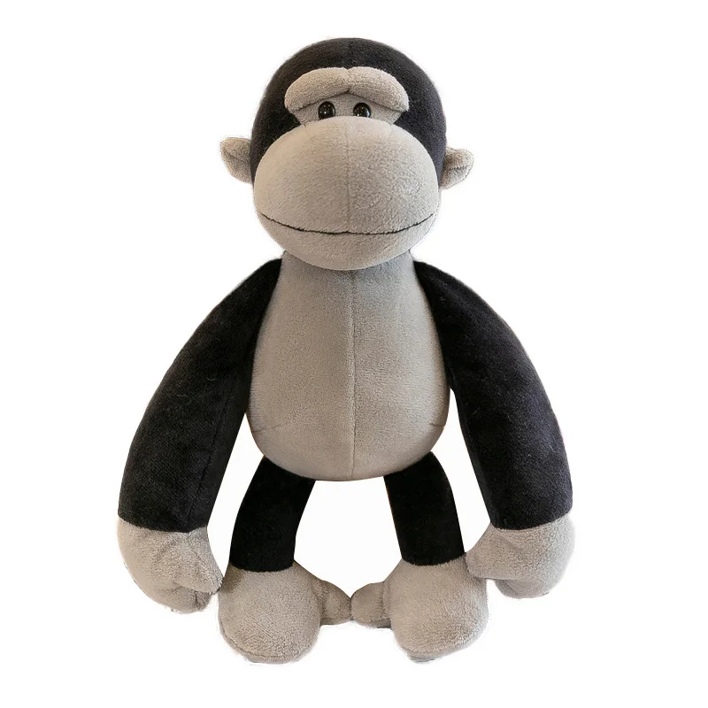 thumbnail image 1 of Stuffed Plush Animals Toys Soft Dolls Jungle Lion Elephant Tiger Dog Fox Monkey Deer Children Gift Kawaii Baby Kids Hobbie Toys, 1 of 5