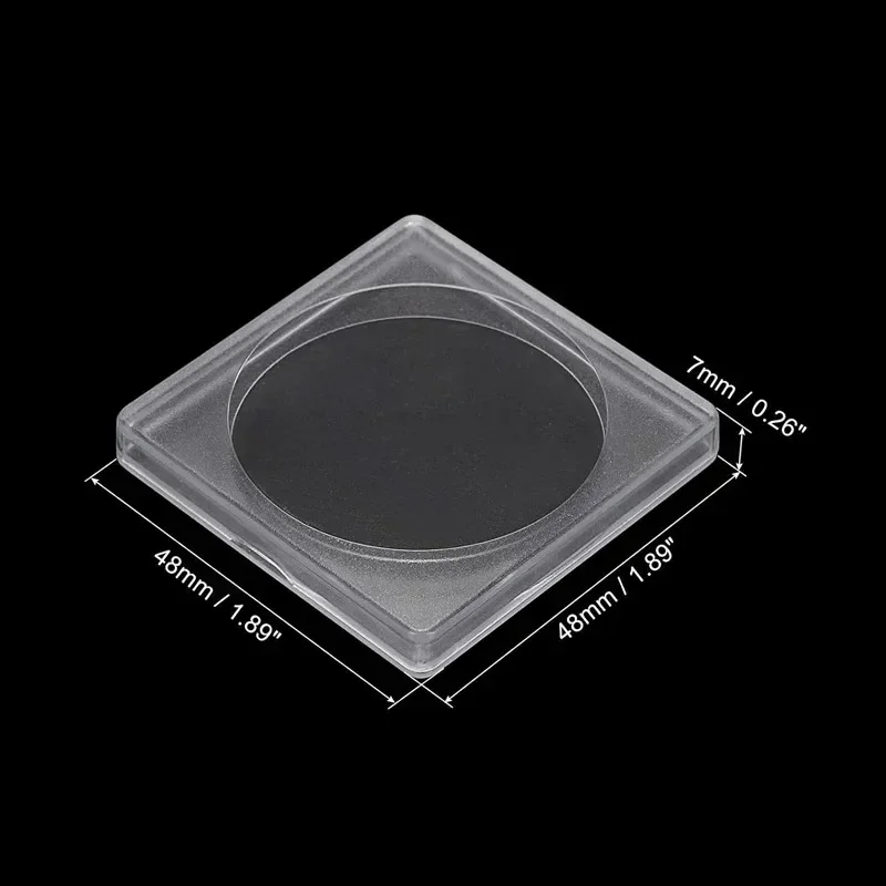 Half Dollar Coin Organizer Boxes 30Pcs/Set Coin Snap Holders Silver Dollar Coin Holders Collection Display Acrylic Cases 3