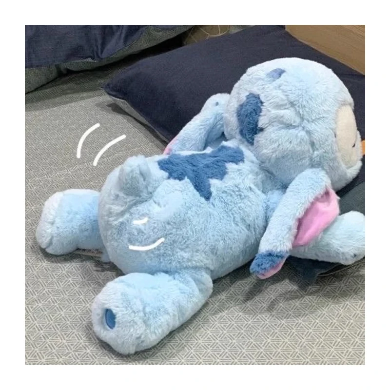 Stitch Cartoon Kawaii 45Cm Plush Toy Anime Plushie Doll Soft Stuffed Baby Comfort Pillow Room Decor Toy for Kid Gift