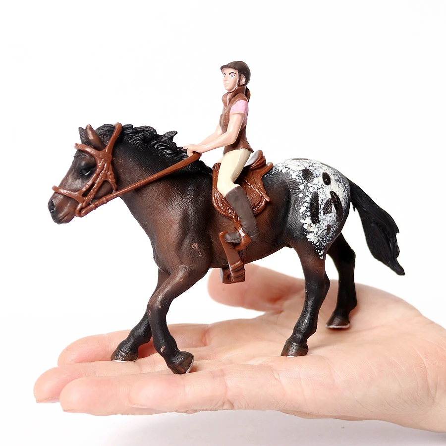 Horse Playset Animal Figurines - Equestrian Adventure Toy Set