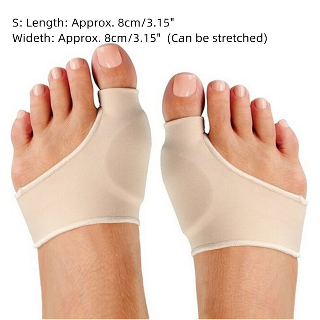 Toe Separator Hallux Valgus Bunion Corrector Orthotics Feet Bone Thumb Adjuster Correction Sock Straightener Brace