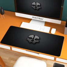 Tapete de teclado à prova dwaterproof água do mousepad da mesa do jogo da borracha natural grande da borda de travamento da velocidade do dever para warcraft dota lol