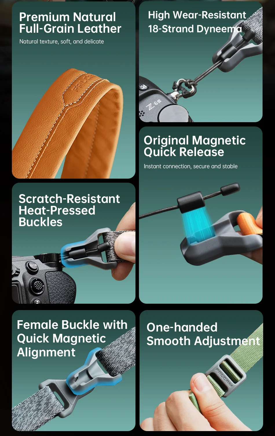Camera Shoulder Strap Maglink Quick Magnetic Buckle Classic V2 One-handed Length