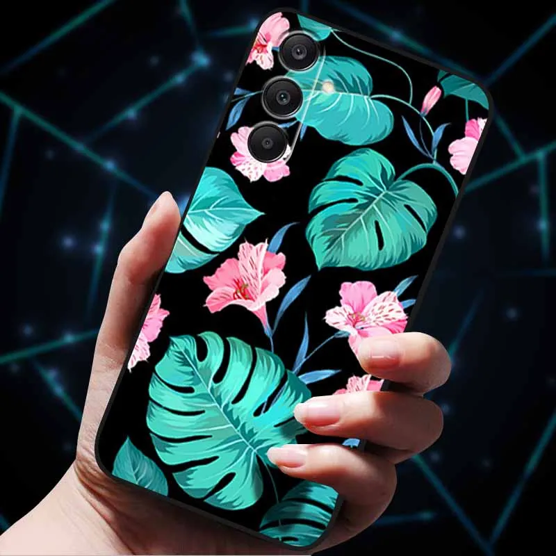 3D Floral Embossed Soft Silicone Phone Case - Elegant Back Cover Shell