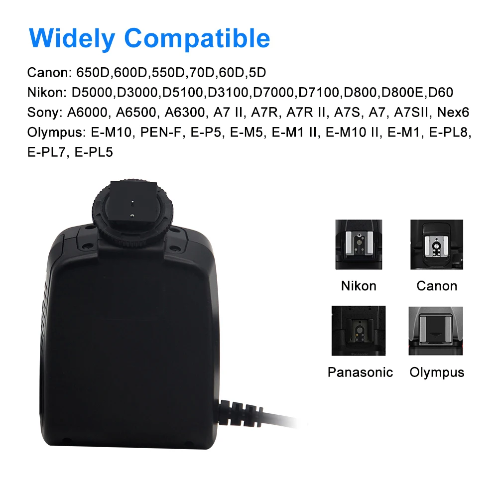 MAMEN 매크로 LED 링 플래시 라이트, 캐논 니콘  올림푸스 DSLR 카메라 스피드라이트 플래시, 3000-15000K 스튜디오 라이트, 5-15cm