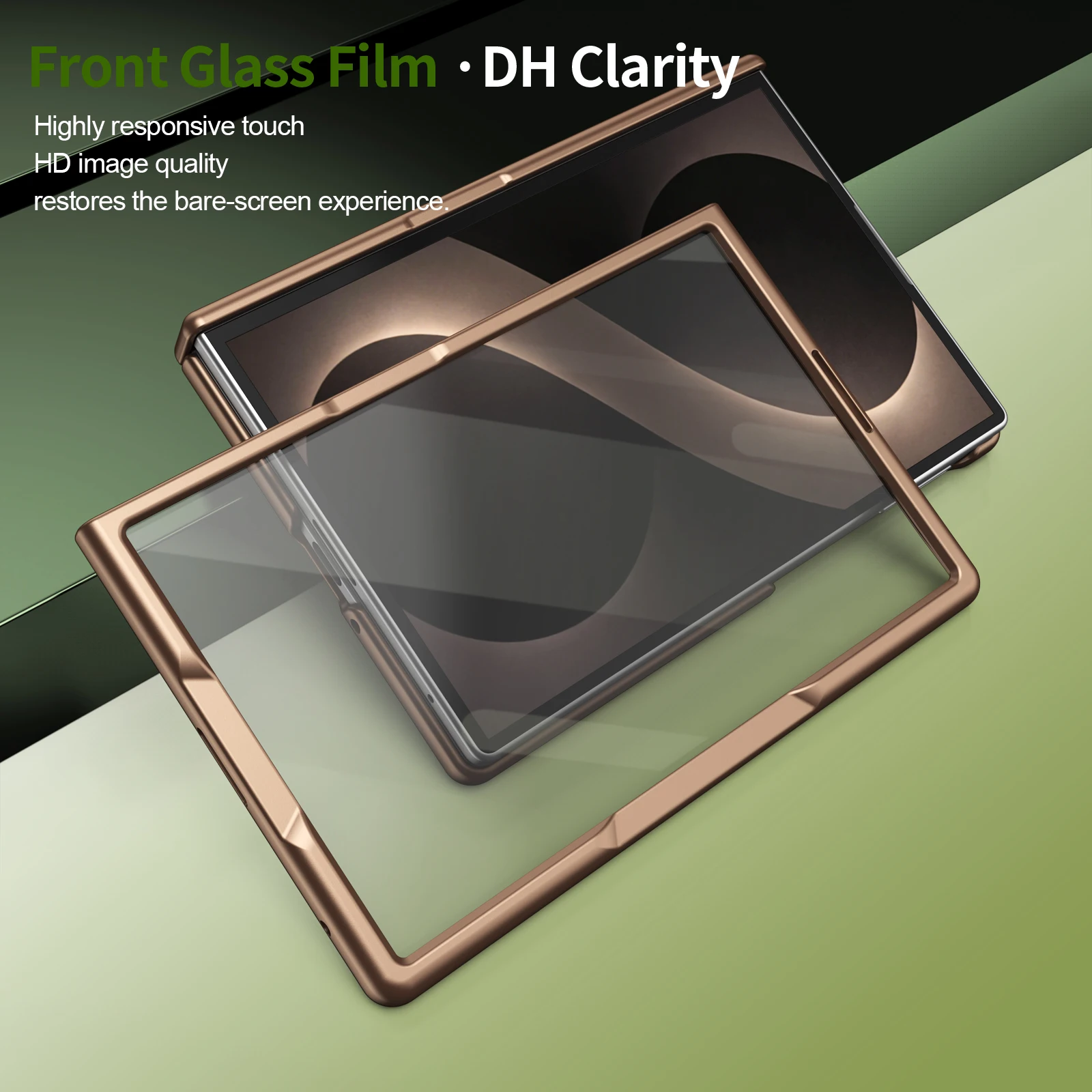 360° Rotating Aluminum Stand Case with Built-in Screen Protector and Hinge Protection