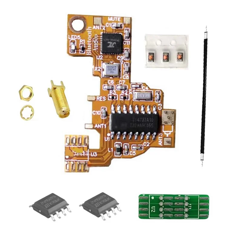 KWJNH SI4732 Chip en Crystal Oscillator Component Modificatie Module voor Uvk5/k6 V2 FPC Versie Voor Quansheng UV-K5 Accessoires (unassembled
