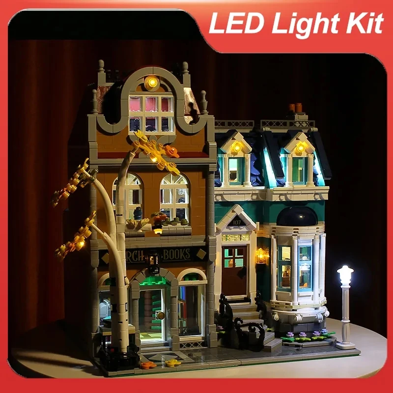LED Light Kit for 10270 Bookshop Building Blocks Set (NOT Include the Model) Bricks Toys for Children Remote Control