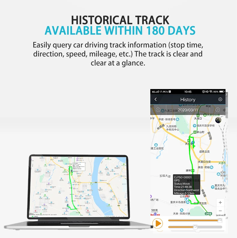 YunTrack GPS 트래커 플랫폼 요금, YunTrack 앱용 플랫폼 요금
