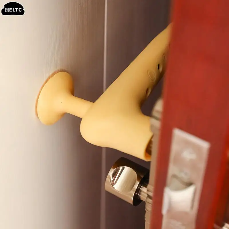 1pcs Silicone Door Handle Protective Cover Anti-collision Baby Doorknob Protect Door Knob Cup Safety Cover Noiseless