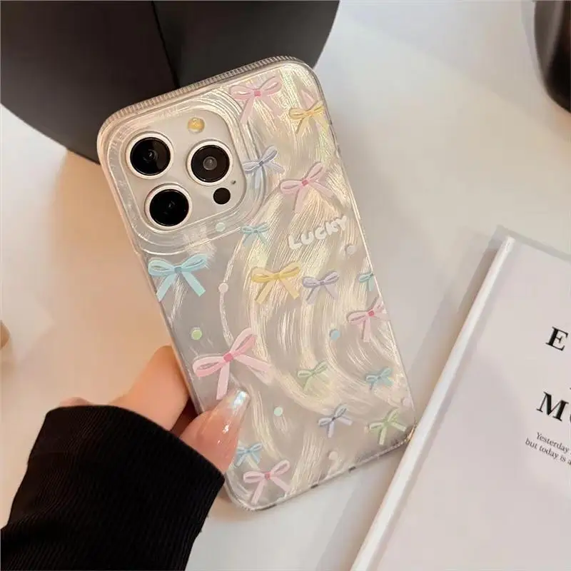 Butterfly Laser Silver Phone Case