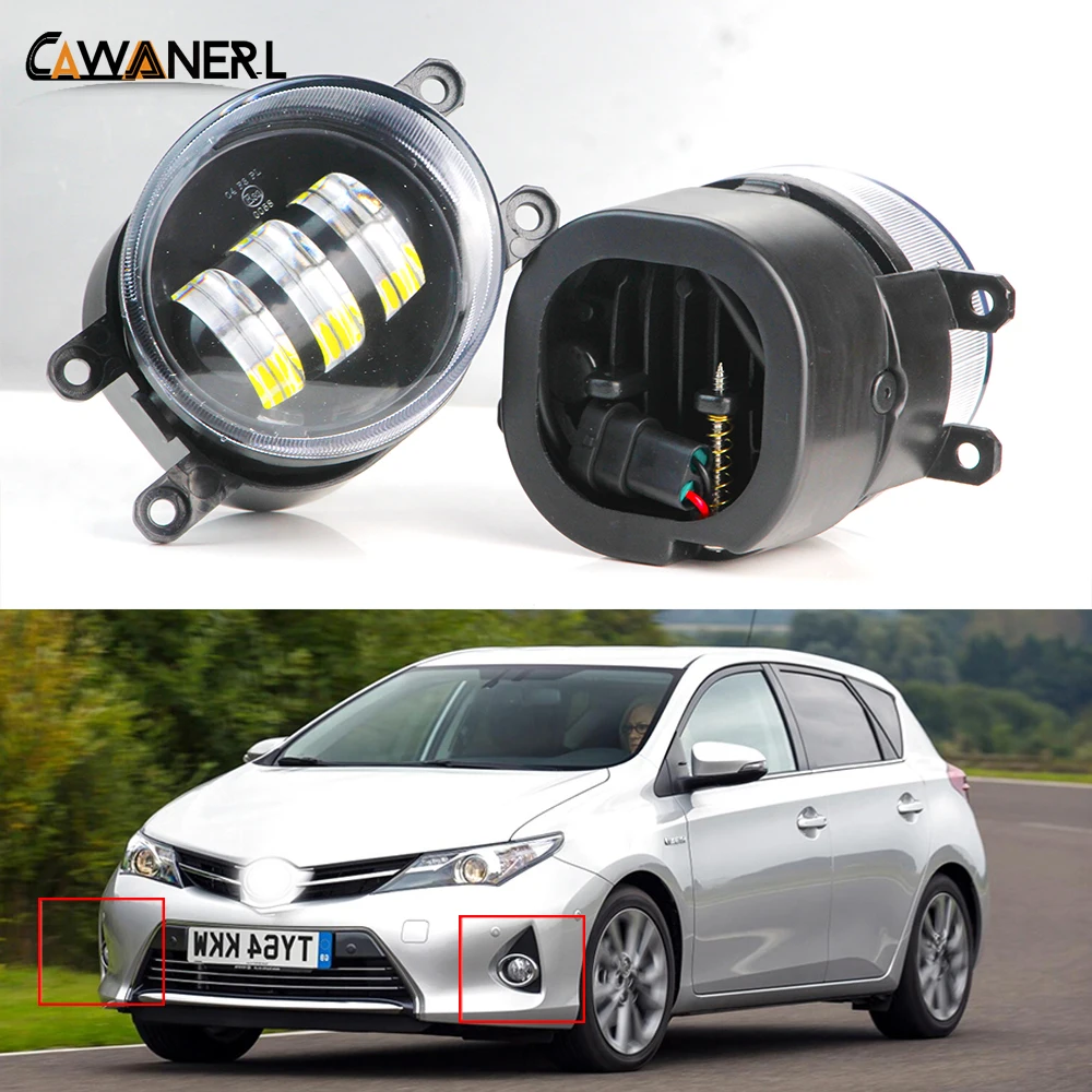 

2 X Улучшенные технические Противотуманные фары в сборе для Toyota Auris Blade 2006-2018 30 Вт H11 Автомобильные противотуманные фары для пассажиров и водителей DRL