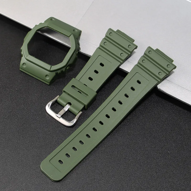 Enhanced Silicone Watch Strap for G-SHOCK Small Square Watches