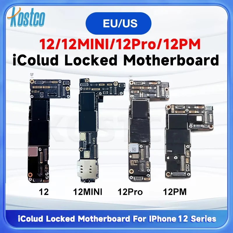 Carte Mère IPhone 12 Pro Max 256 Go - Bloquée ICloud, Pour Pièces