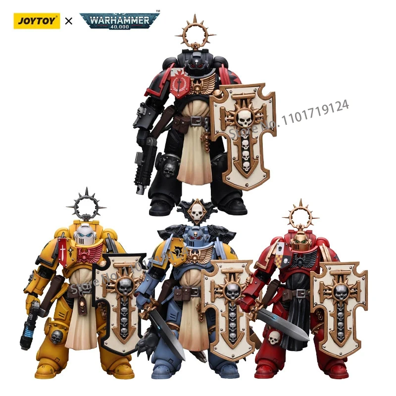 

JOYTOY Warhammer 40K 1/18 Action Figure Imperial Fists Blood Angels Black Templars Space Wolves Bladeguard Veteran Model