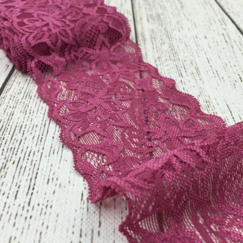 Lace ribbon lace garment accessories lace sewing supplies lace hair accessories lace decoration lace accessories lace sewing accessories 1pack = 10yards 24colors 3" Tulle lace trim lace ribbon for ornaments elastic stretch for baby girls hair accessories