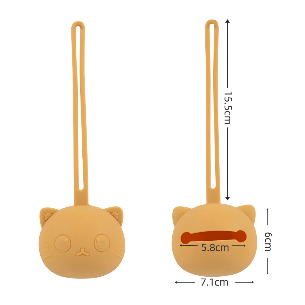 Pacifier Holder Bag BPA Free Food Grade Silicone Infant Portable Soother Container Box Nipple Storage