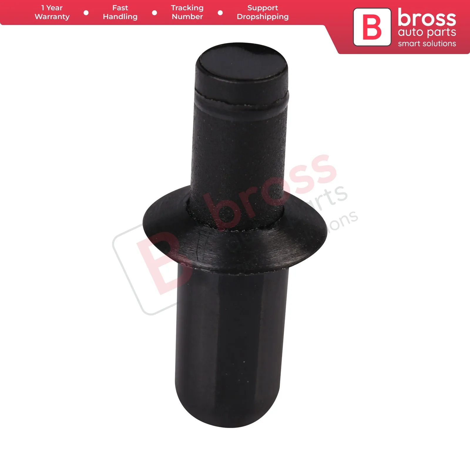 

Bross Auto Parts BCF1846 10 Pieces Push Type Retainer, Radiator Clip for Mercedes: A0009908492 Made in Turkey