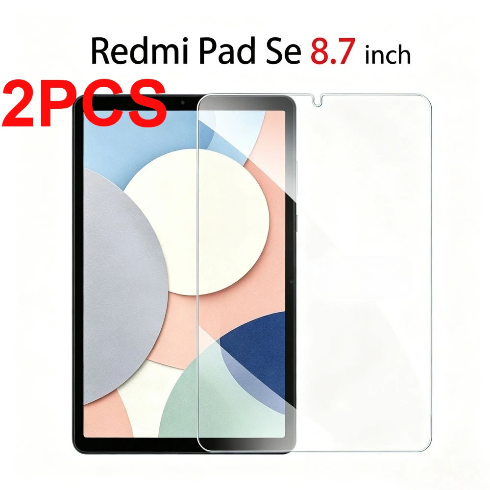 Premium Tempered Glass Screen Protector Set - 2 Pack, Clear 9H Shield