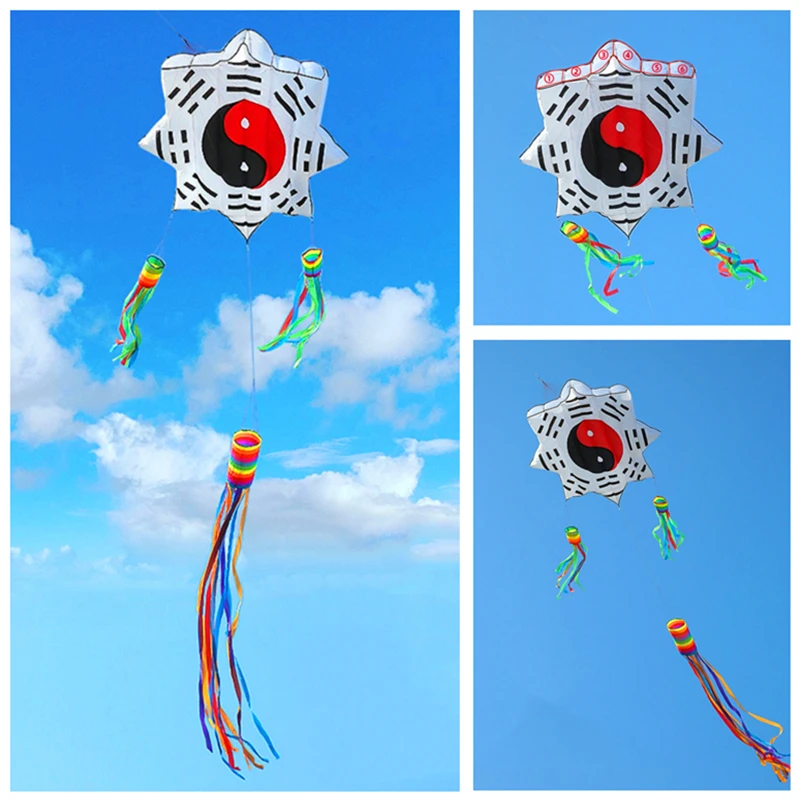 

free shipping 3d kites flying soft kites gossip kite Flying toys kite reel soft kite windrad outdoor games and sports kite air