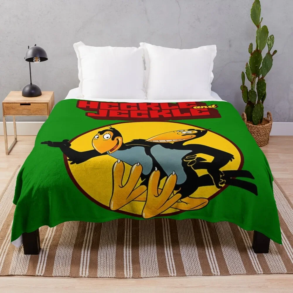 

Heckle and Jeckle, пушистое тепловое одеяло для путешествий, очень большие плюшевые одеяла для дивана и кровати