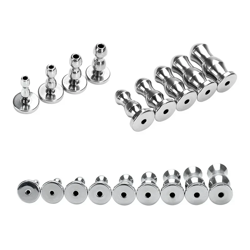 Urethral Dilator Silicone Urethral Dilator Penis Chastity Lock Metal Hollow Urethral Plug Sounding Rod Penis Dilator Urethral Sound Chastity Sex Toys for Men Catheter