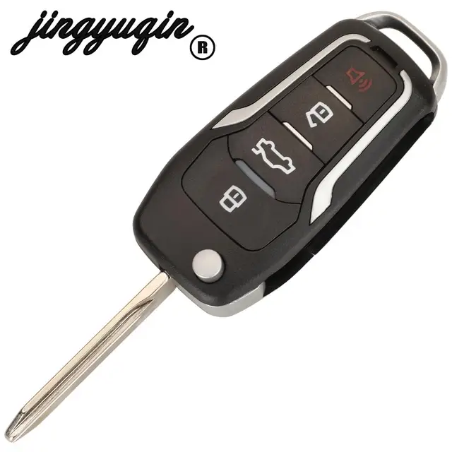 Jingyuqin ดัดแปลงสําหรับ Ford Explorer Focus EDGE Escape Ranger Mustang Flex Fit MERCURY Lincoln REMOTE Key 315/433 MHz CWTWB1U331 4