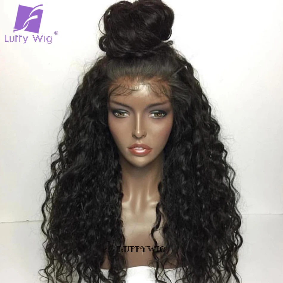 Hd Curly Lace Front Wig 13x6 Human Hair Glueless 360 Lace Frontal Wig Curly Human Hair Wigs Pre Plucked Ponytail Remy Brazilian