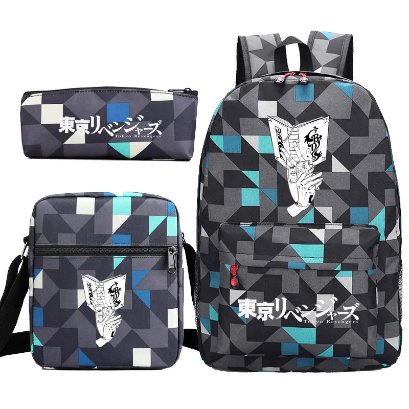 

Tokyo Revengers Outdoor Travel Bag Leisure Bag Youth Student School Bag Children Backpack Anime Printing Bag Boys Girls Bag